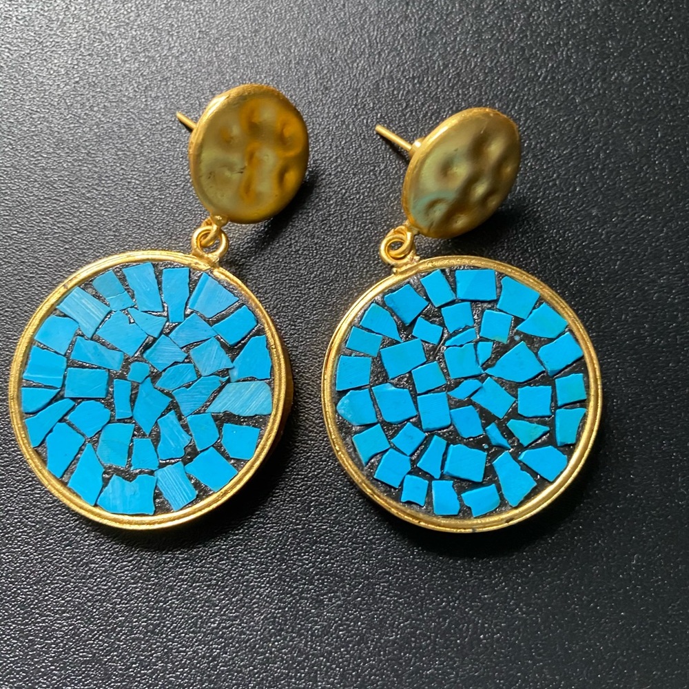 Turquoise earrings - Picture 4 of 8